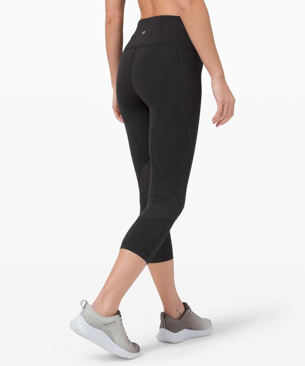 Lululemon Pace Rival High-Rise Crop 22" Black Size 4